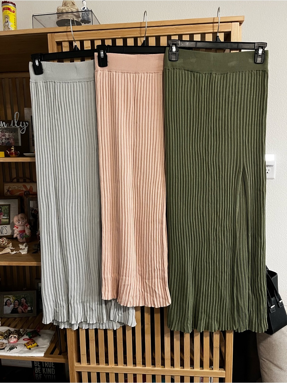 Wilfred  Maxi Skirt set - Olive, Blush, Light Gray